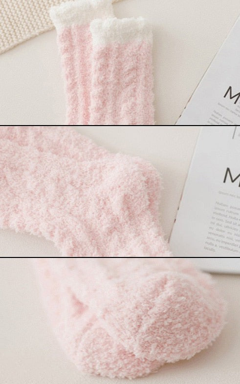 Lot de 5 Paires de Chaussettes Fluffy