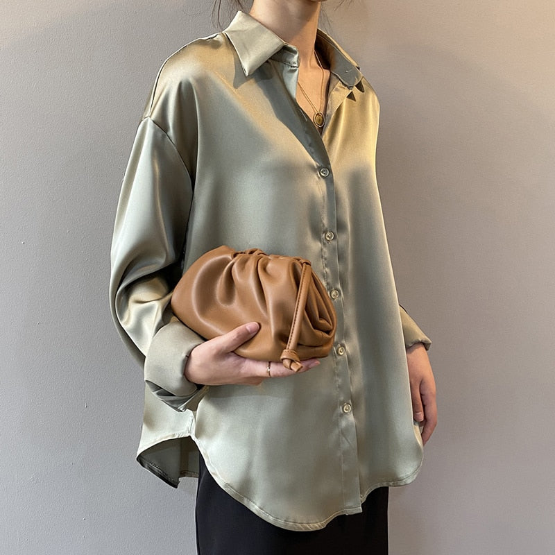 NOUVEAU - Chemisier vintage en satin