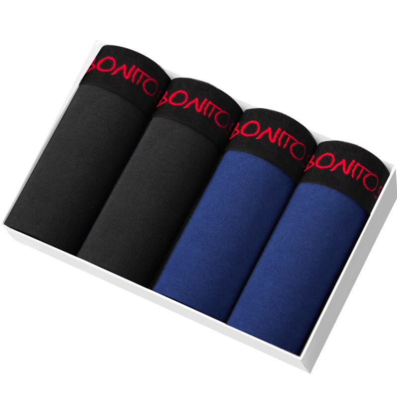 Lot de 4 Caleçons 95% Coton