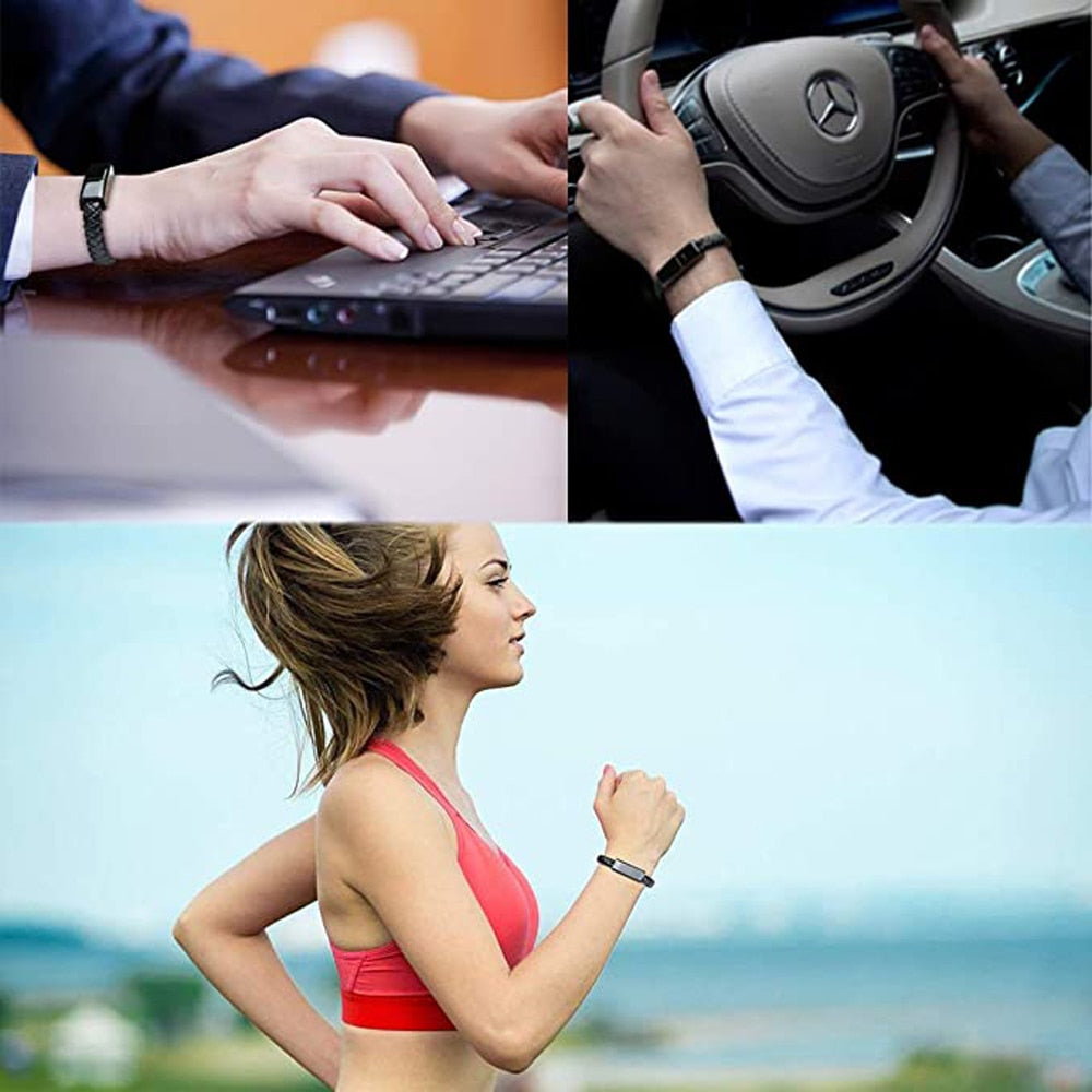 Bracelet avec câble de chargement intégré