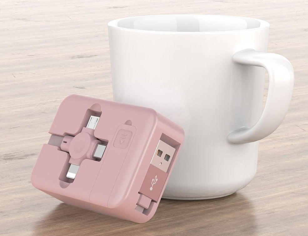 TOP VENTE I Câble de rechargement 4 en 1 pour smartphones IOS, Type C et Micro USB !