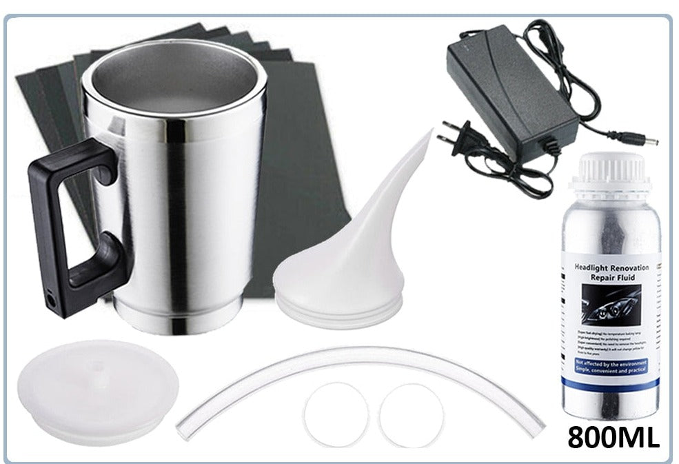 Kit complet Rénovateur de phares