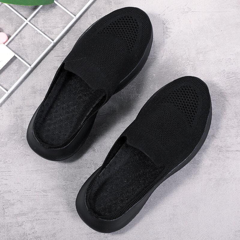 Mules d'été respirantes en maille