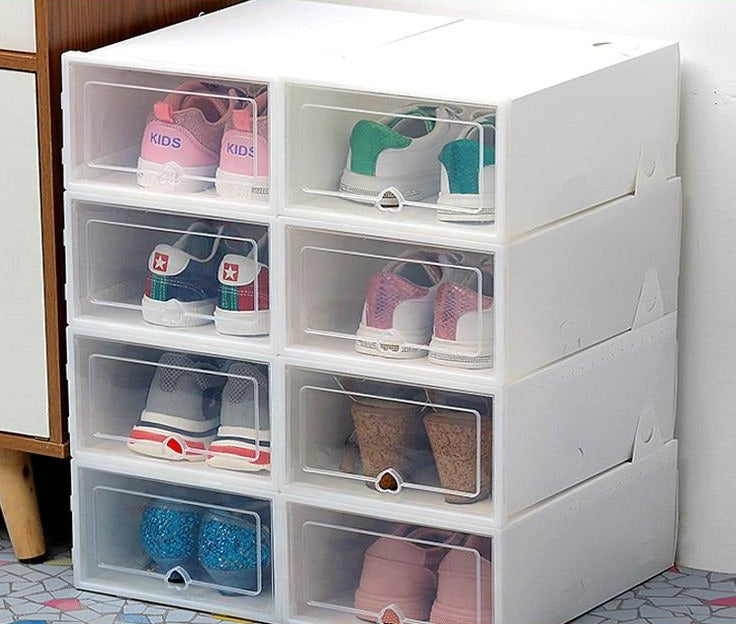 TOP VENTE I Lot de 6 boîtes de rangement à chaussures