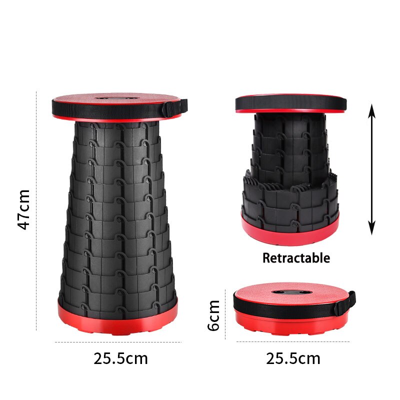 Tabouret télescopique - facile à transporter !