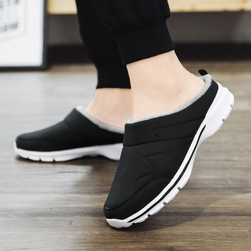 Mules Fourrées Antidérapantes et Waterproofs