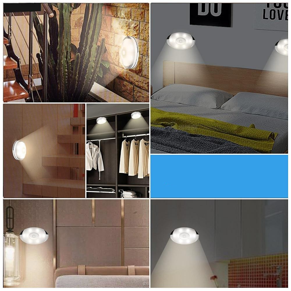 TOP VENTES I Lot de 6 Spots LED à Capteur de Mouvement