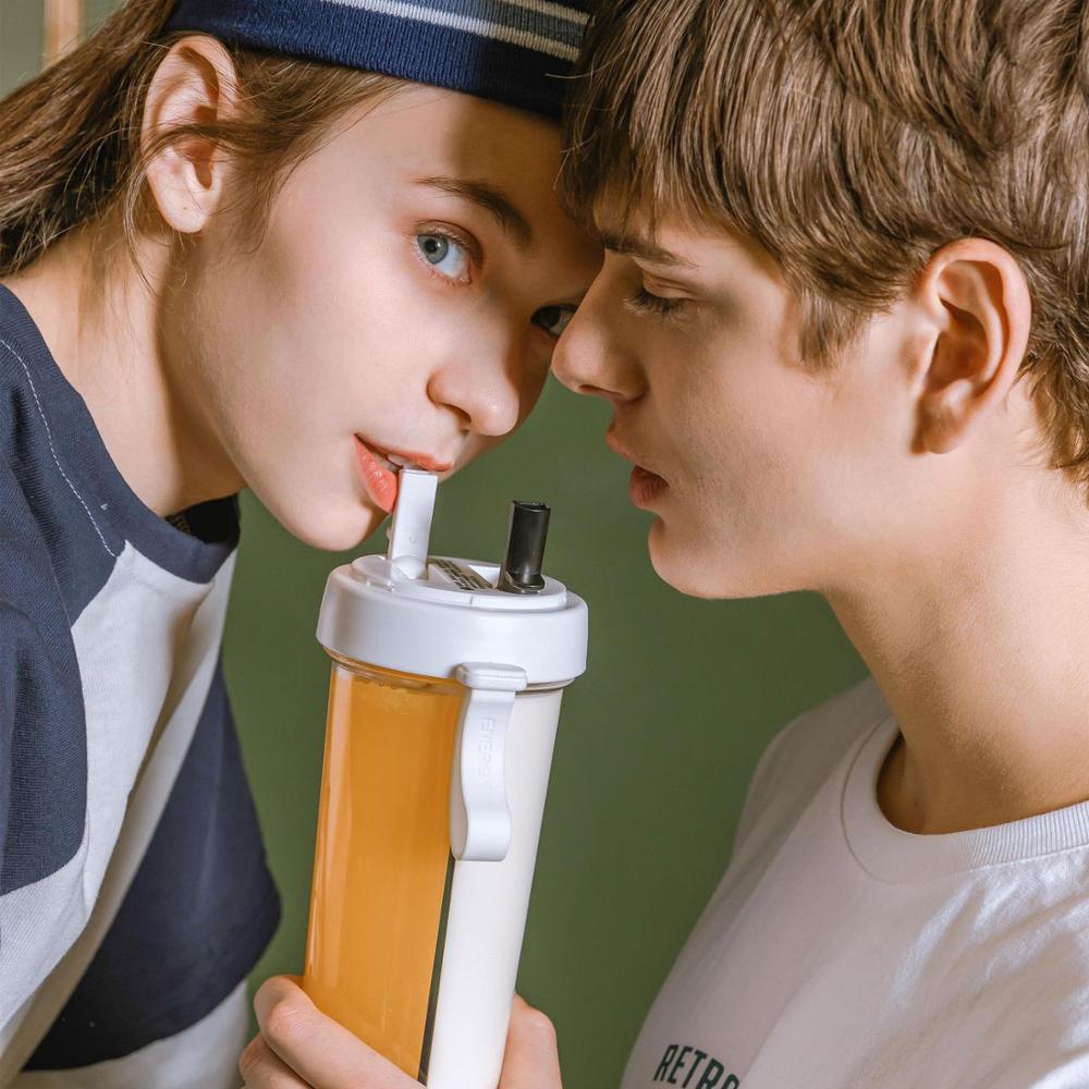 Gourde double compartiment