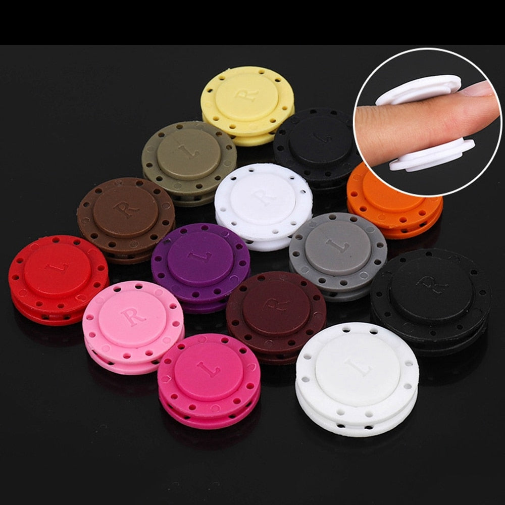 Lot de 6 paires de boutons magnétiques