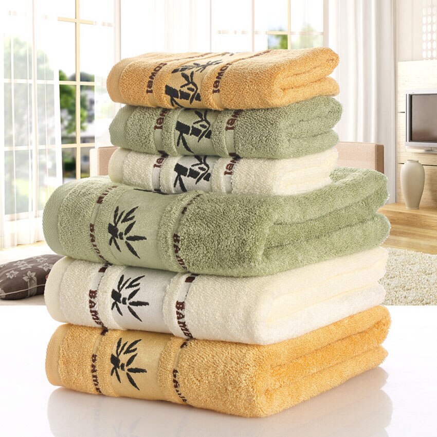 TOP VENTES - Set de 3 Serviettes en Bambou