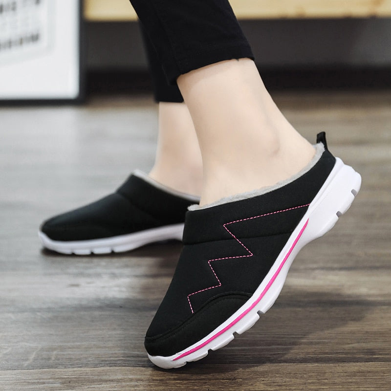 Mules Fourrées Antidérapantes et Waterproofs