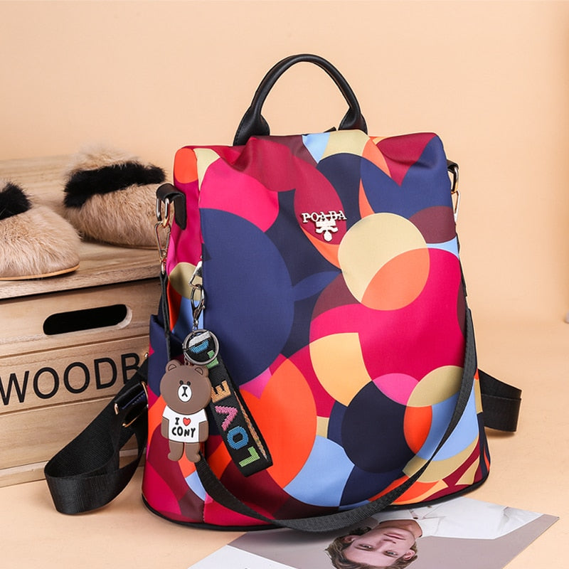 Sac à dos anti-vol pour femme