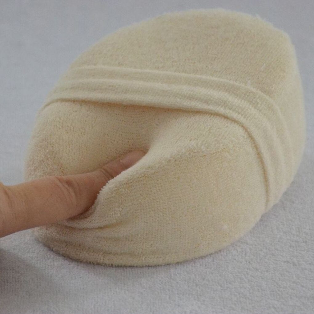 NOUVEAU - Lot de 3 Eponges de Bain en Loofah Naturel