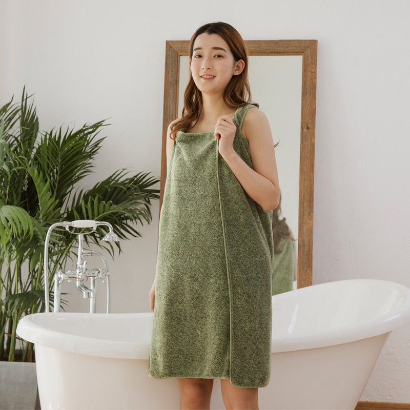 NOUVEAU - Serviette en Bambou effet Robe