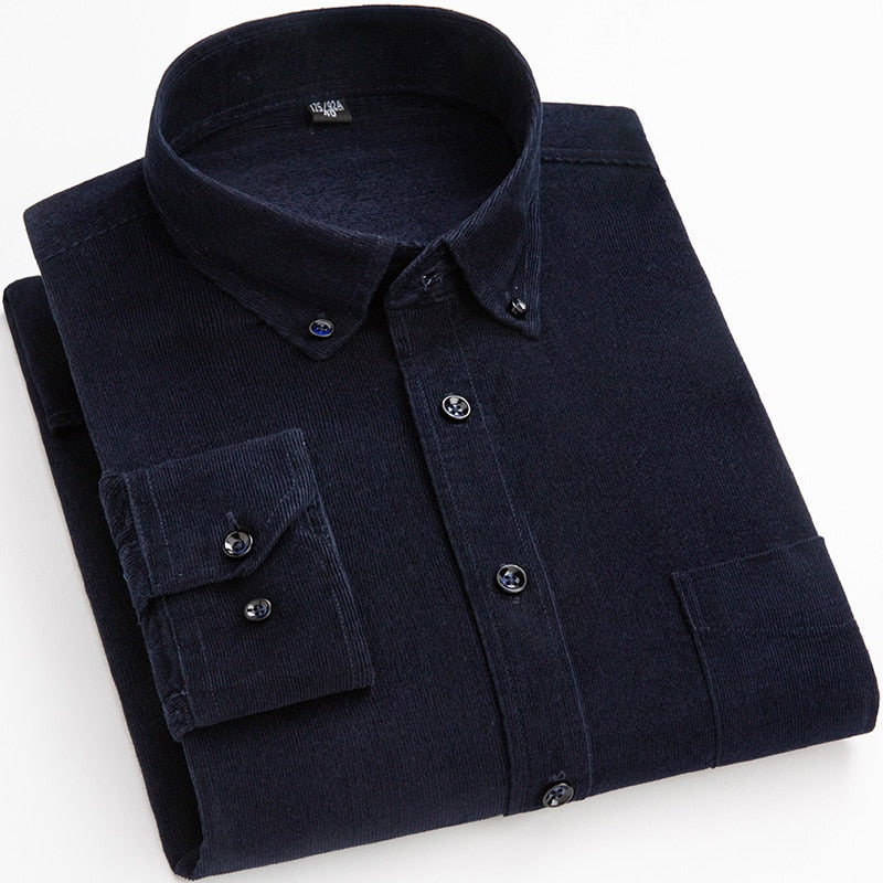 Chemise en velours côtelé