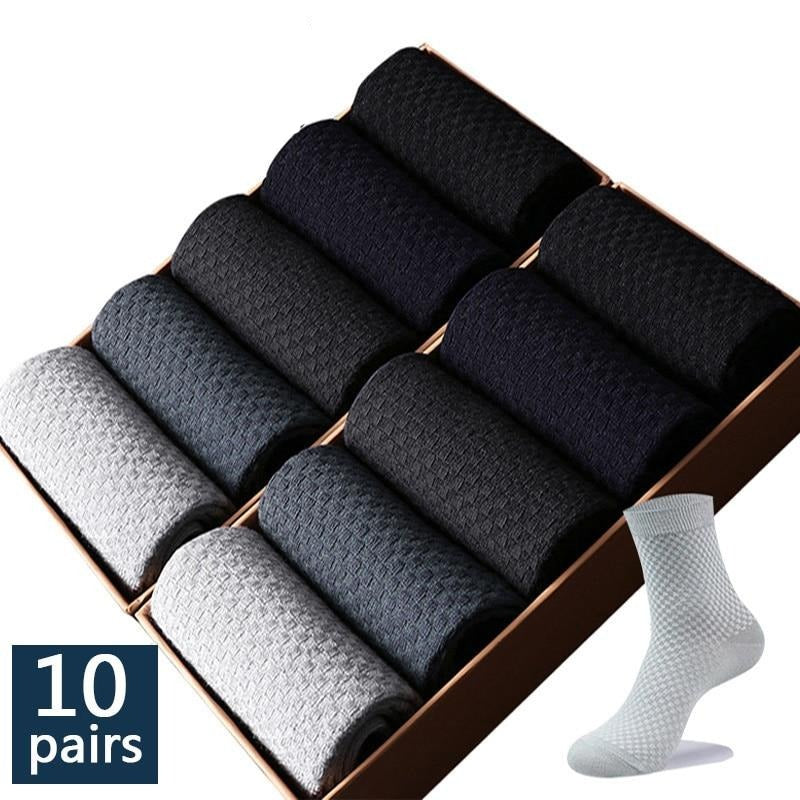 Chaussettes Fibre de Bambou - Lots de 10 Paires