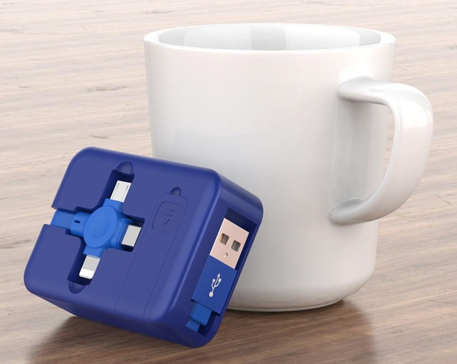 TOP VENTE I Câble de rechargement 4 en 1 pour smartphones IOS, Type C et Micro USB !