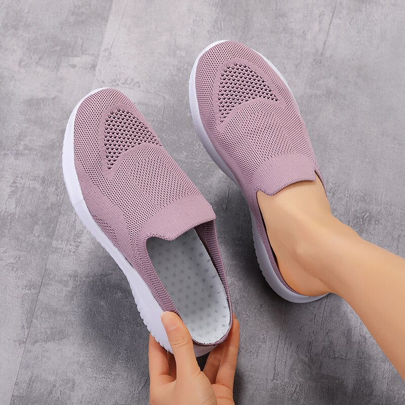 Mules d'été respirantes en maille