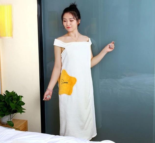 DESTOCKAGE I Serviette de Bain effet Robe