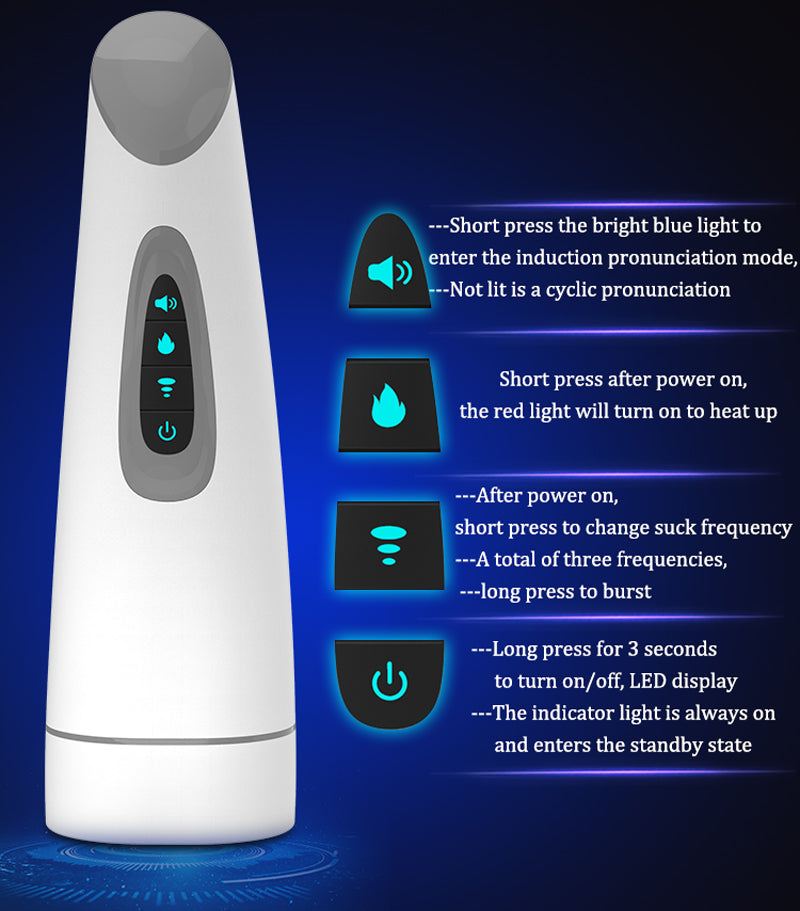 Simulateur de fellation chauffant