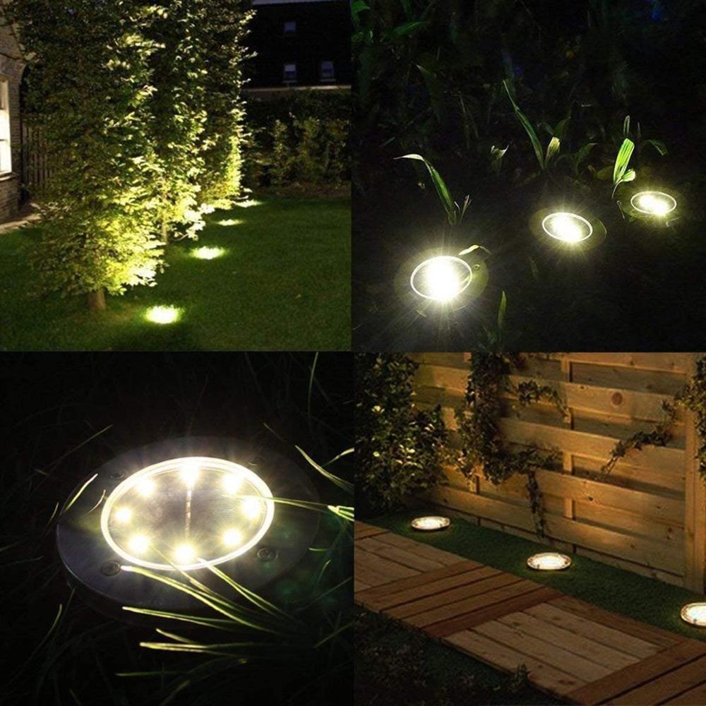 TOP VENTE ! Lot de 4 Spots LED de Jardin