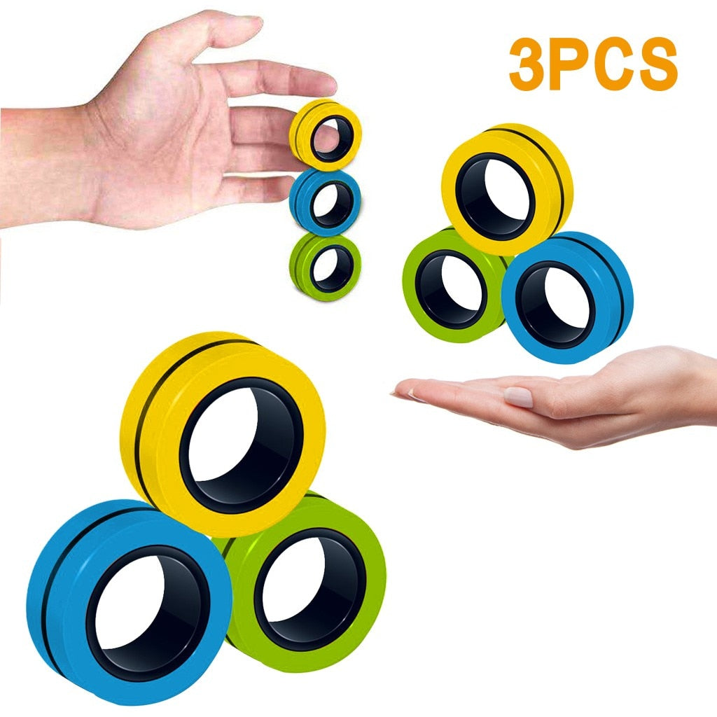 Magnetic circles anti stress