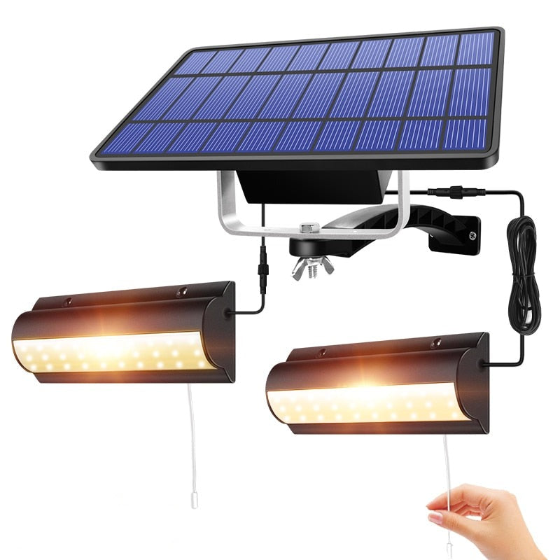 Lampe solaire avec panneau orientable