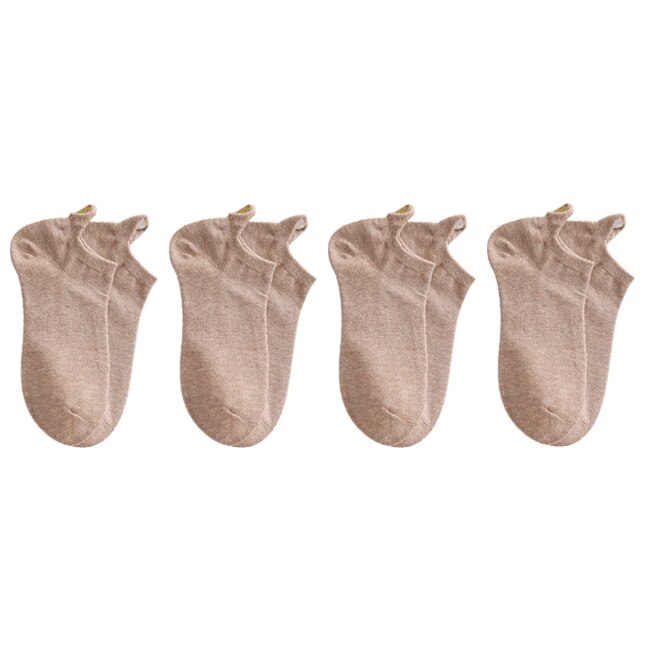 Lot de 4 Paires de Chaussettes Petits Coeurs