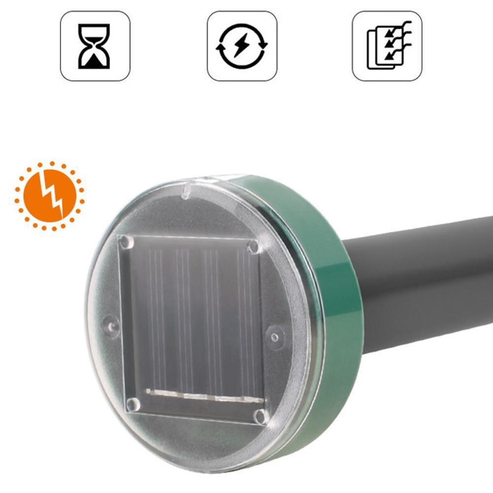 Lot de 4 Répulsifs solaires anti taupes