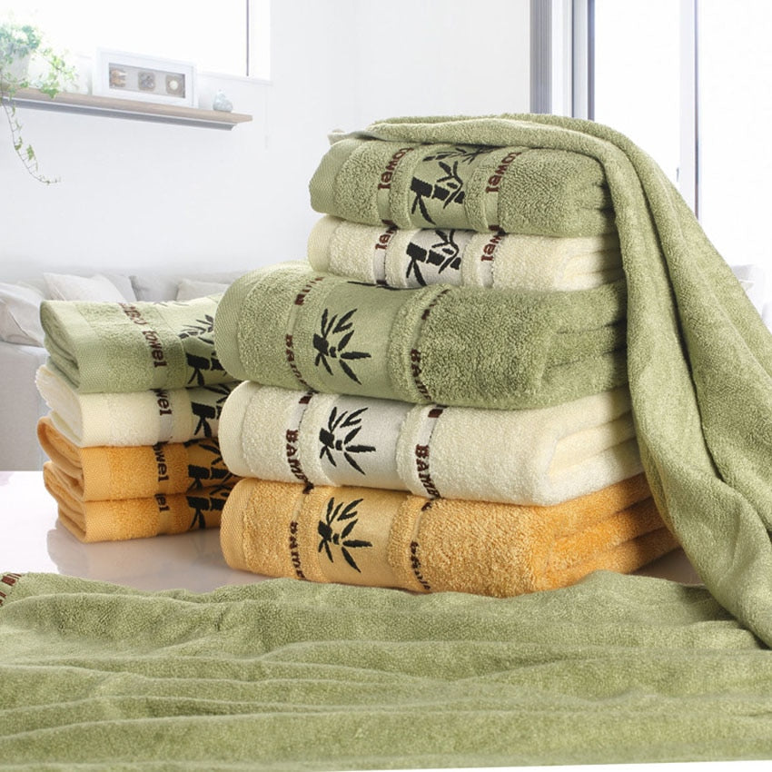 TOP VENTES - Set de 3 Serviettes en Bambou