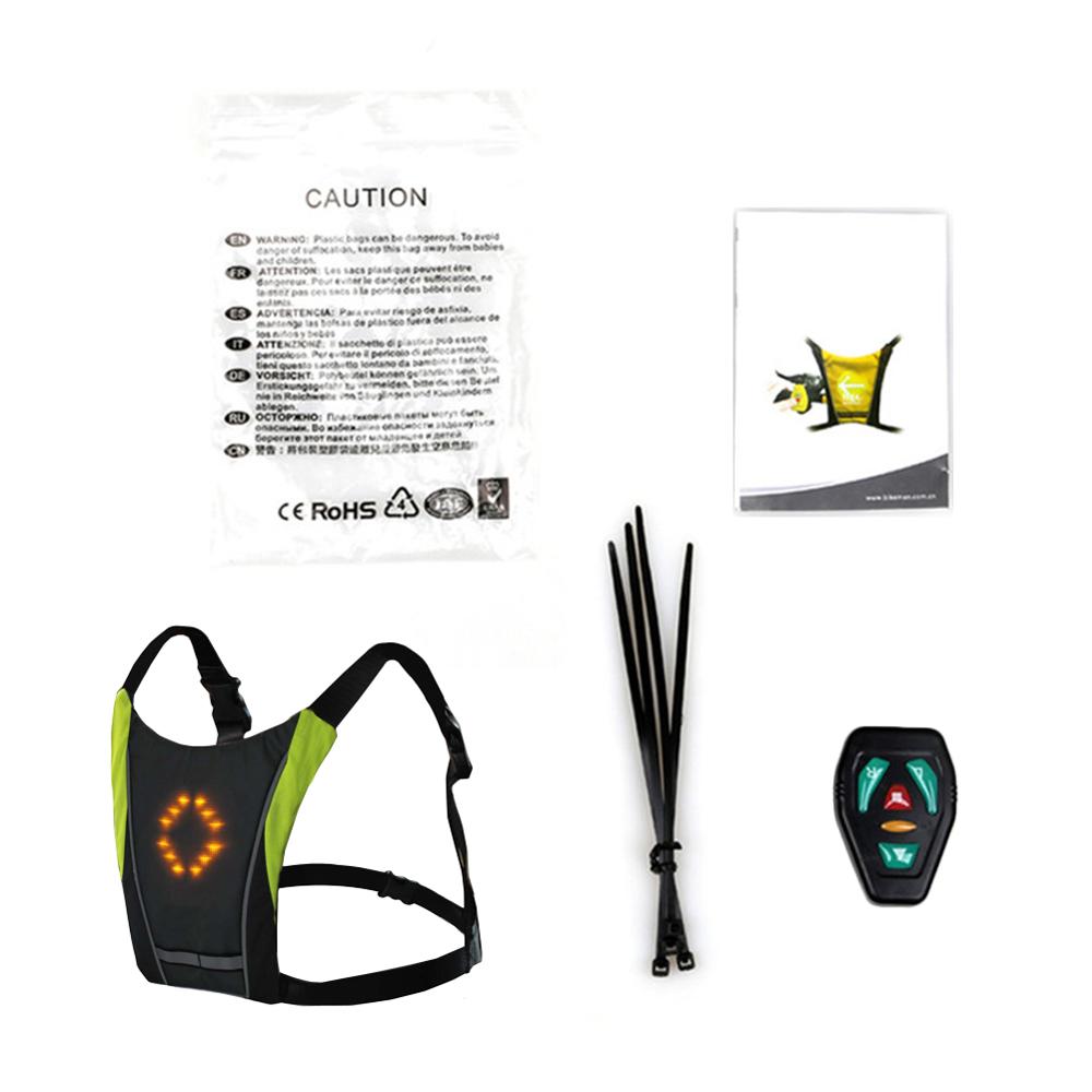 Gilet réfléchissant avec télécommande