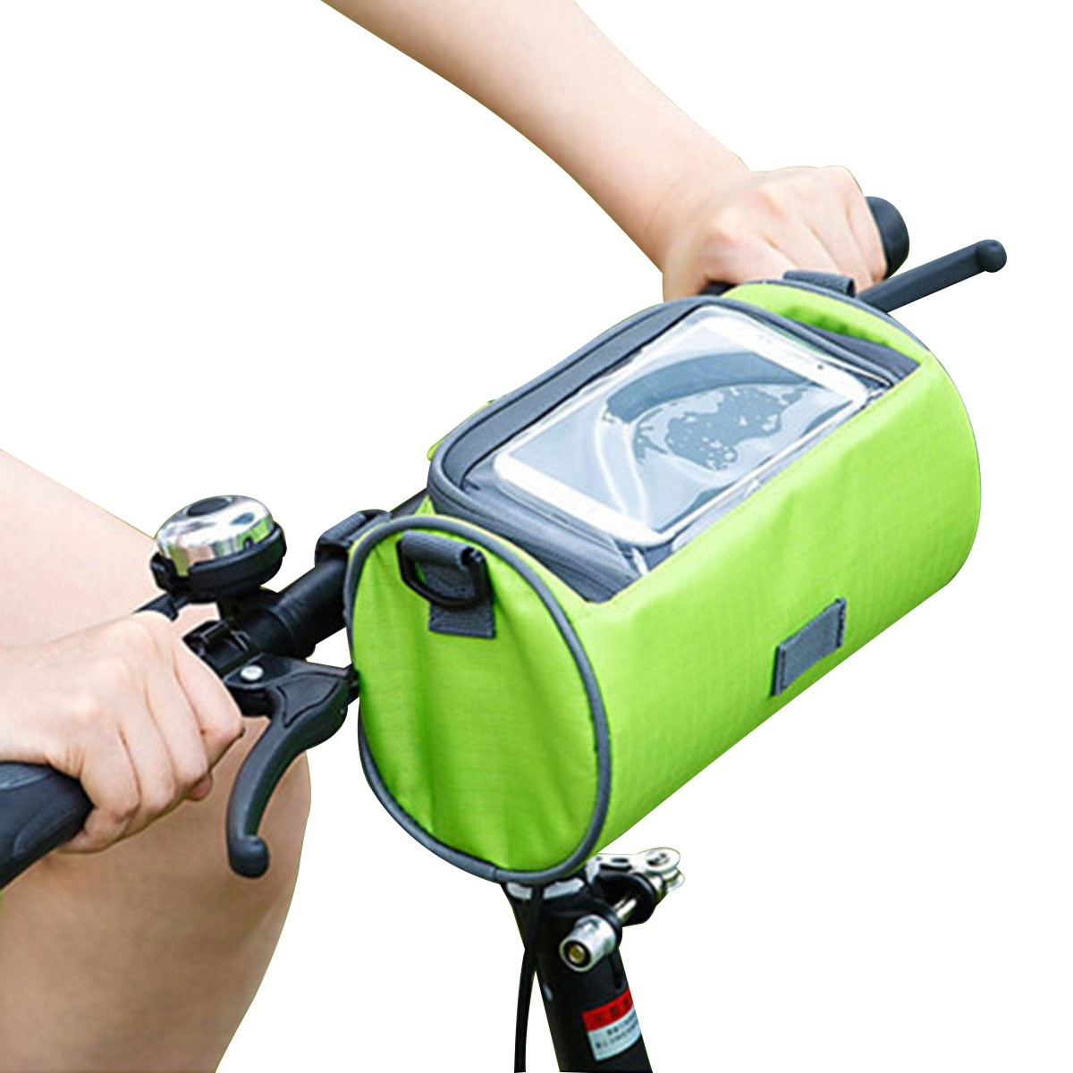 Support téléphone + pochette pour vélo