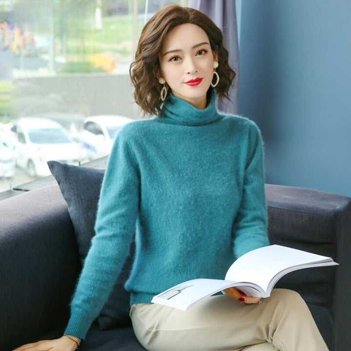 Col Roulé en Cachemire