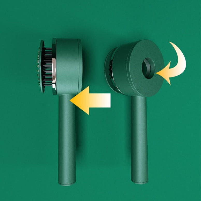 Brosse à cheveux auto-nettoyante