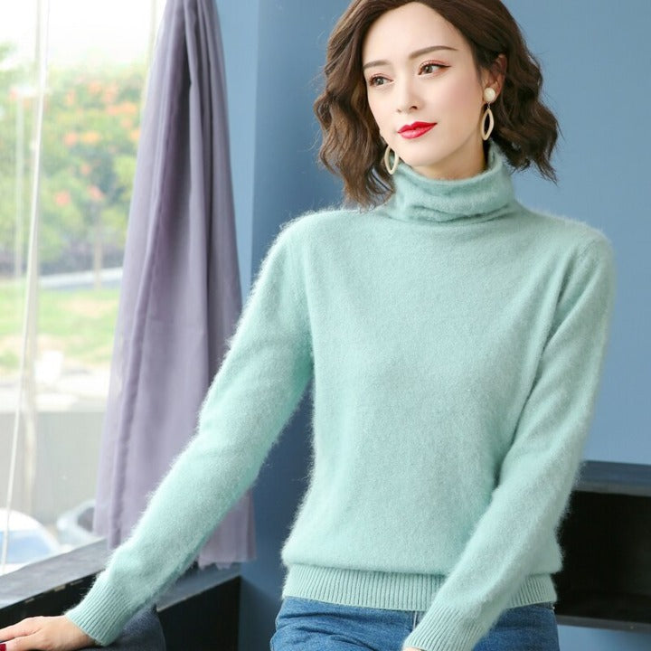 Col Roulé en Cachemire