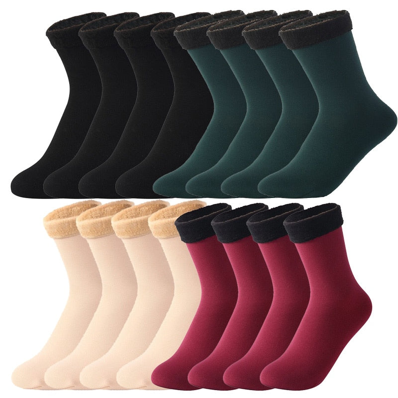 Lot de 8 Chaussettes Thermiques