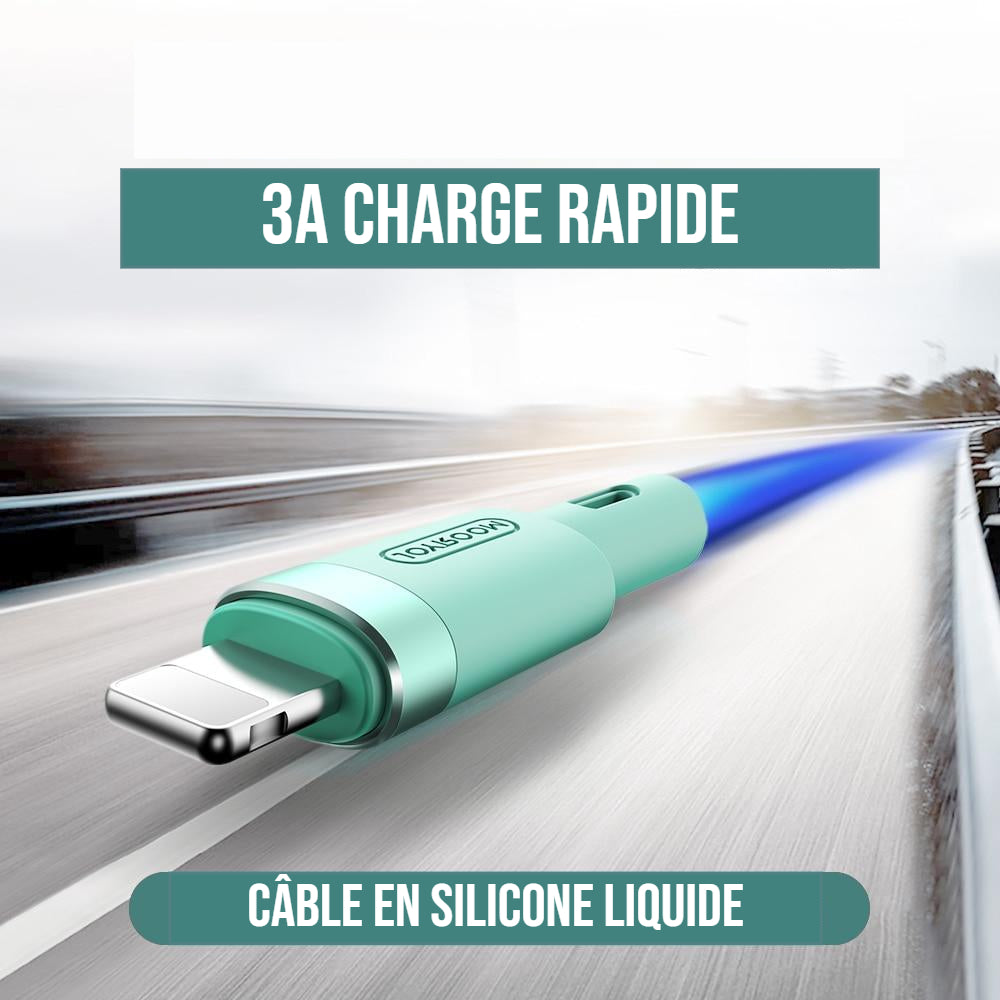 Câble de charge en silicone liquide