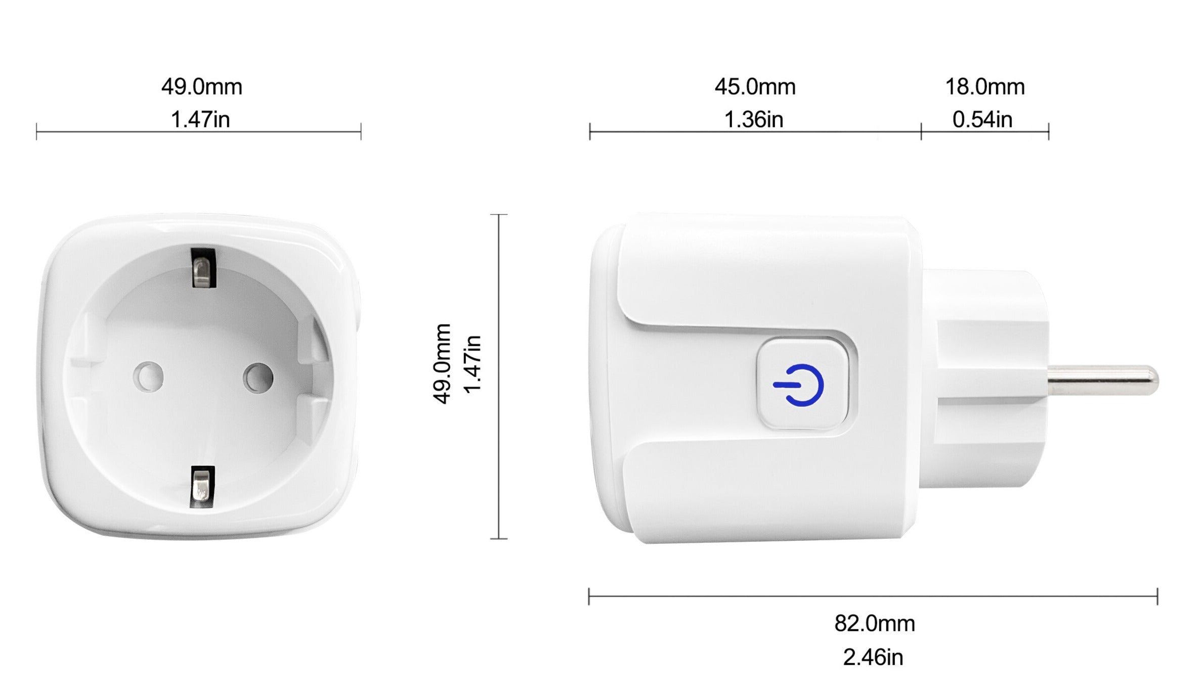 TOP VENTES - Lot de 2 Prises Intelligentes WIFI