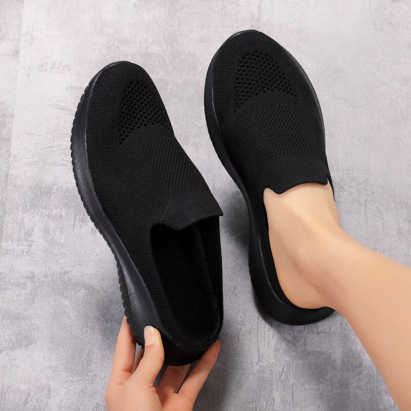 Mules d'été respirantes en maille