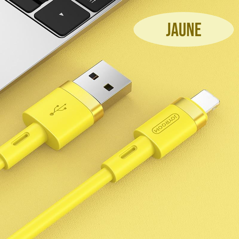 Câble de charge en silicone liquide