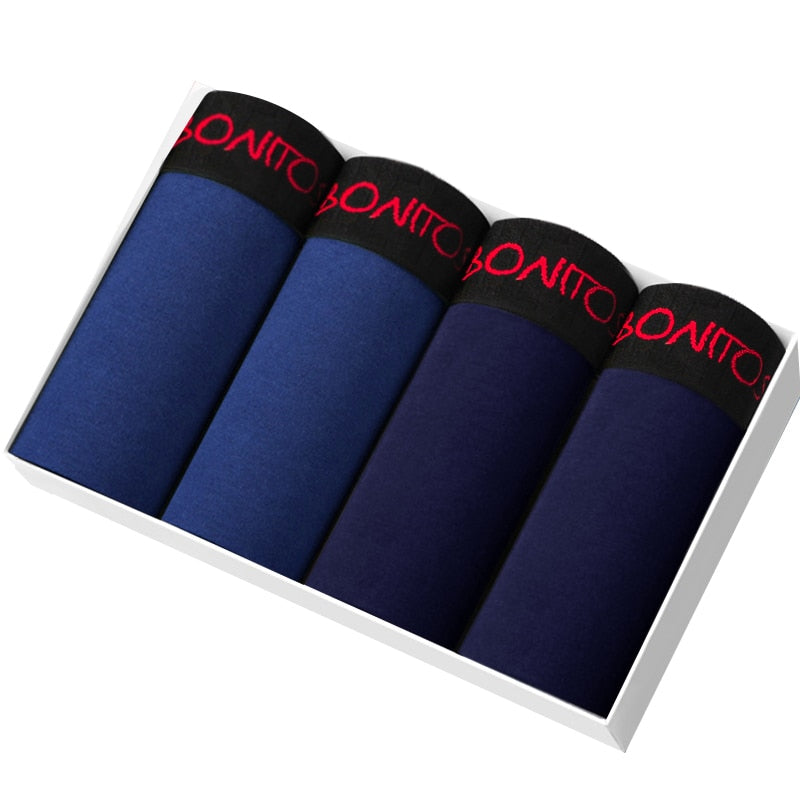 Lot de 4 Caleçons 95% Coton