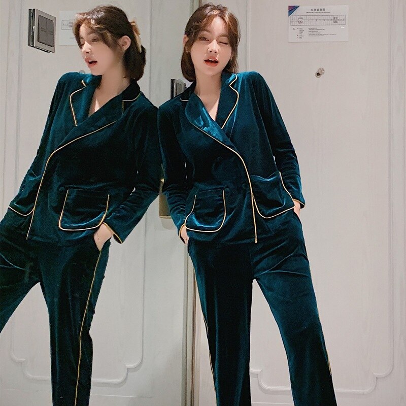 NOUVEAU - Ensemble Pyjama en Velours