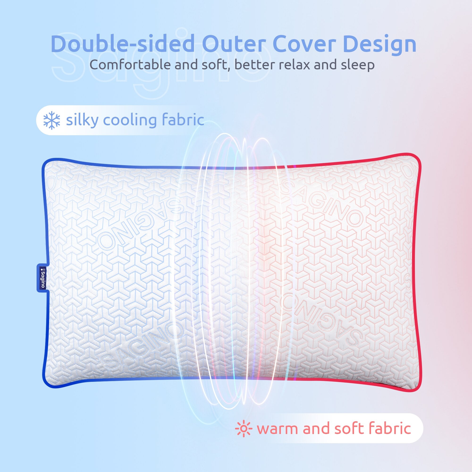 TOP VENTES - Oreiller Double Face à Mémoire de forme