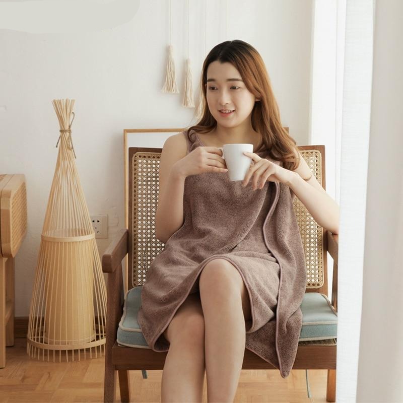 NOUVEAU - Serviette en Bambou effet Robe