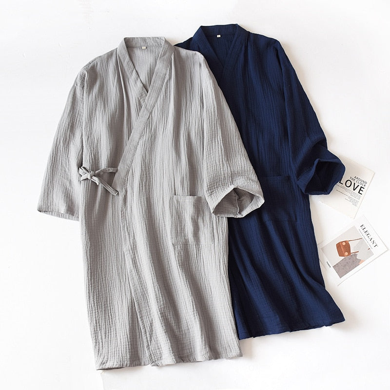 Robe de chambre style Kimono