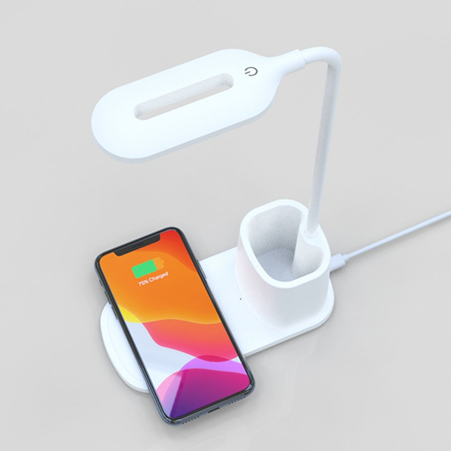 Lampe avec chargeur sans fil