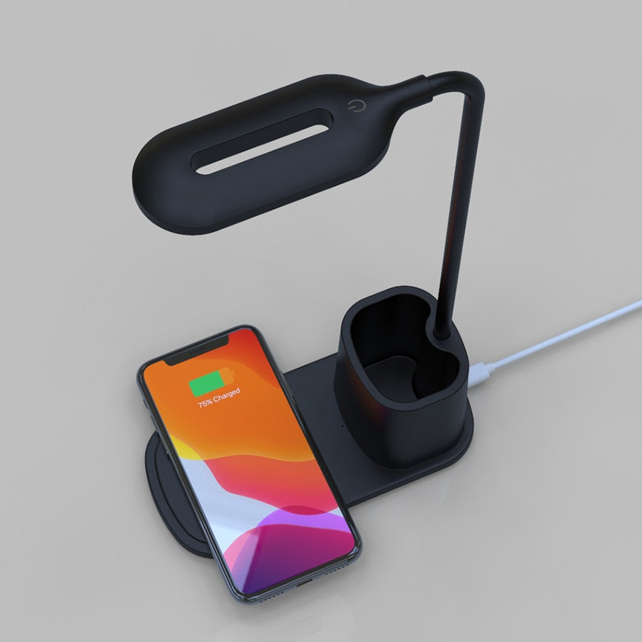 Lampe avec chargeur sans fil