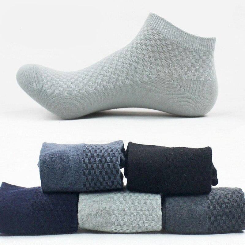 TOP VENTES - Lot de 5 paires de Socquettes en fibre de Bambou