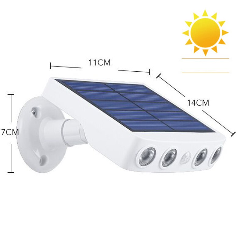 Lampe solaire extérieure à LED