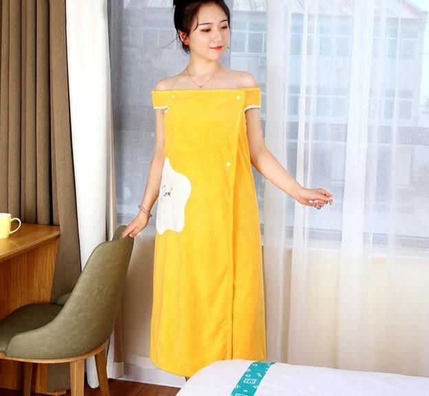 DESTOCKAGE I Serviette de Bain effet Robe